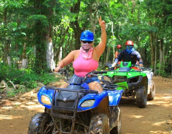 ATV DRIVING , CENOTE AND ZIPLINES